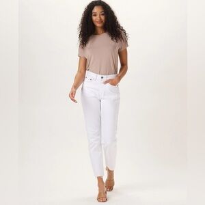 The Normal Brand | Hi-Rise Ankle Skimmer in White